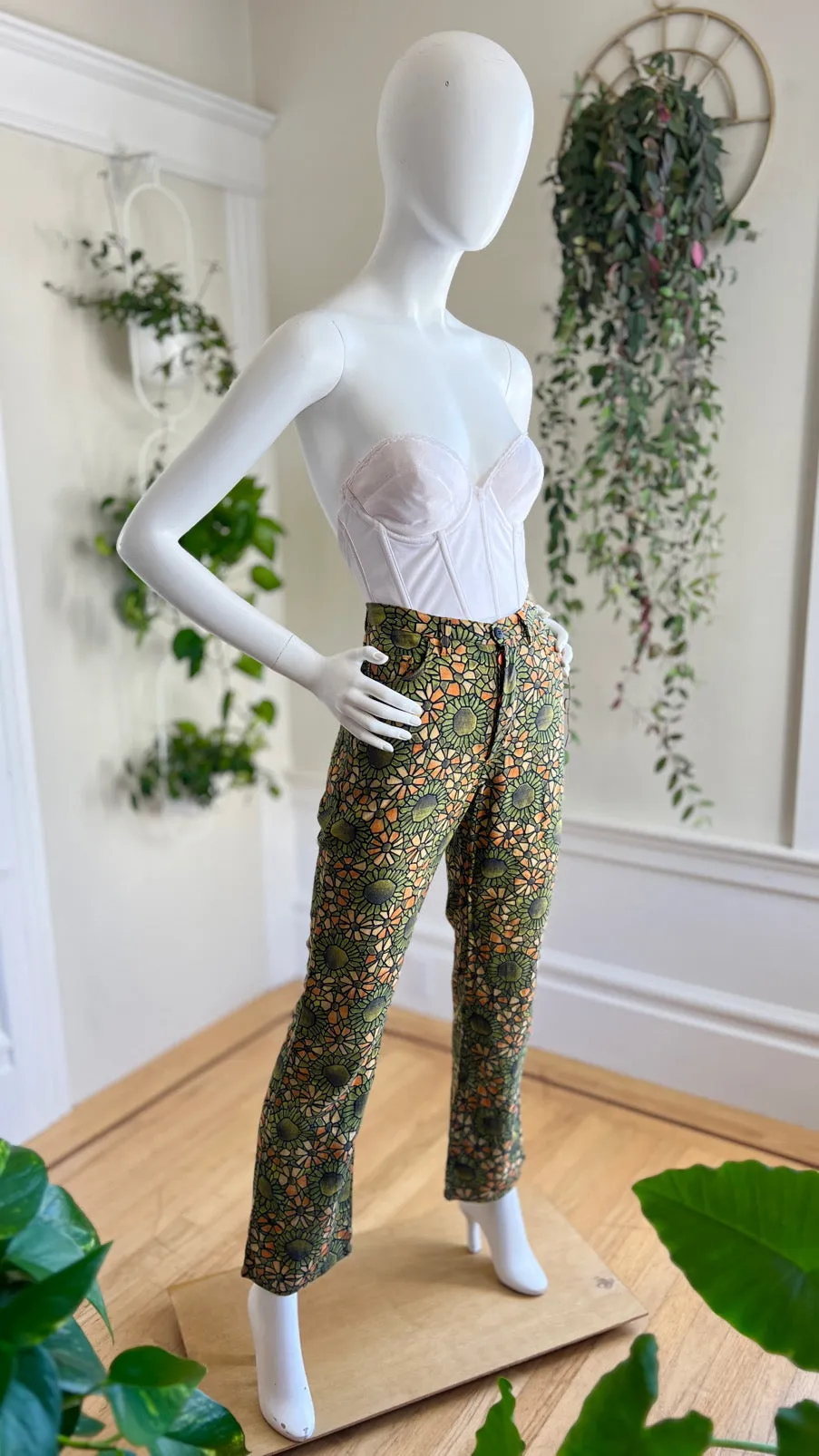 1990s Italian Stained Glass Jeans | medium