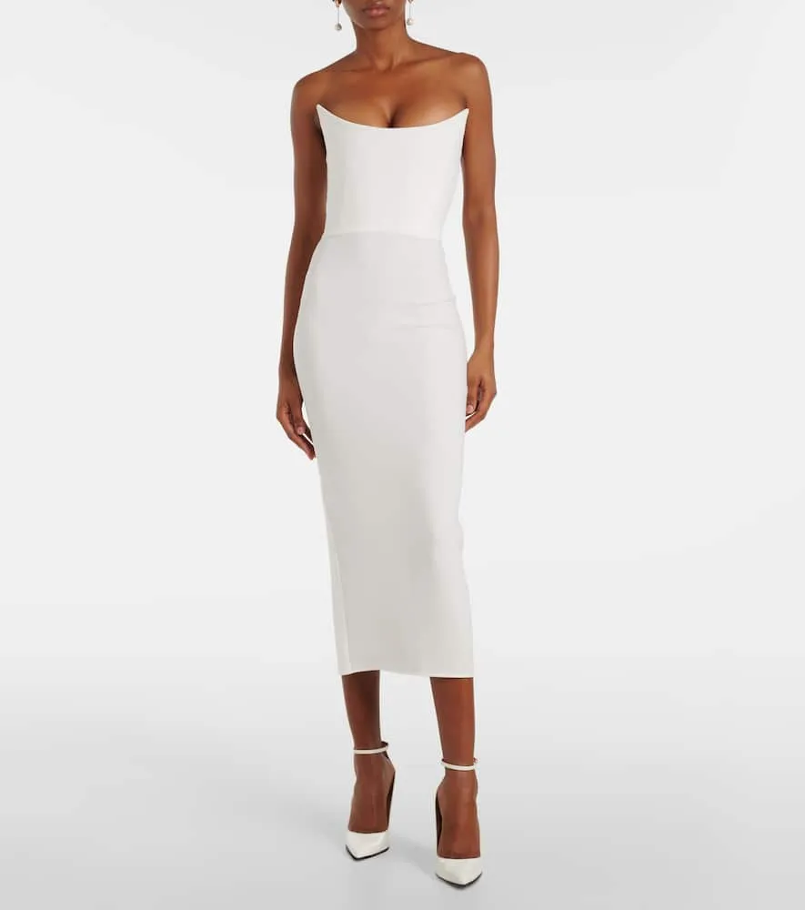 Alex Perry Bridal strapless midi dress