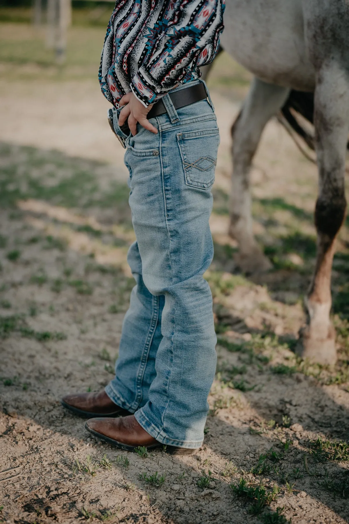 Boy's 20X Vintage Bootcut Wrangler Jeans (Regular and Slim Fit; 2T - 14)