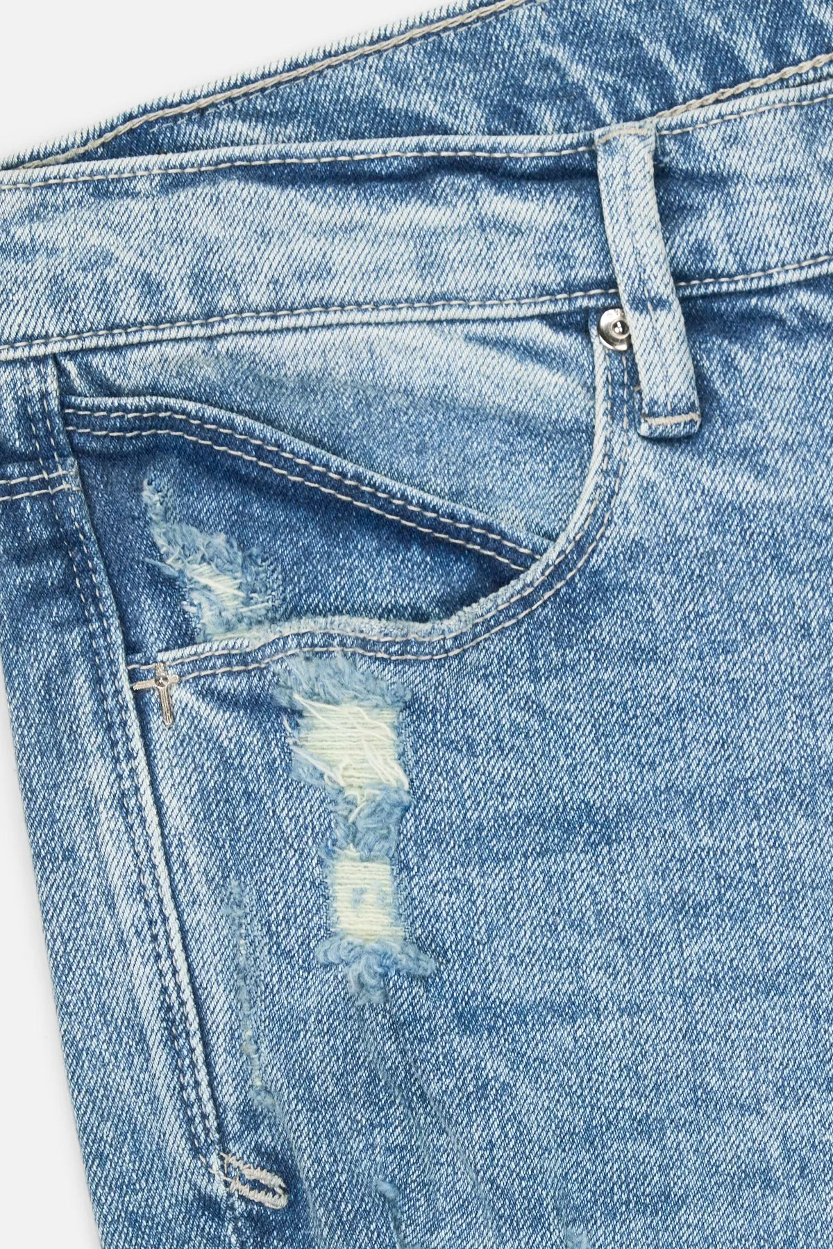 BRYANT SKINNY JEAN | BLUE CROSS PATCHES