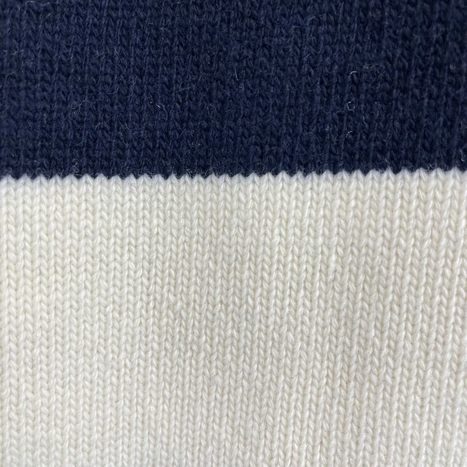 Christian Dior - Marinire motif RARE Sailor Sweater - Cream / Navy Top US 2