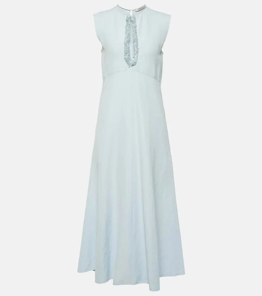 Dorothee Schumacher Summer Cruise embellished midi dress