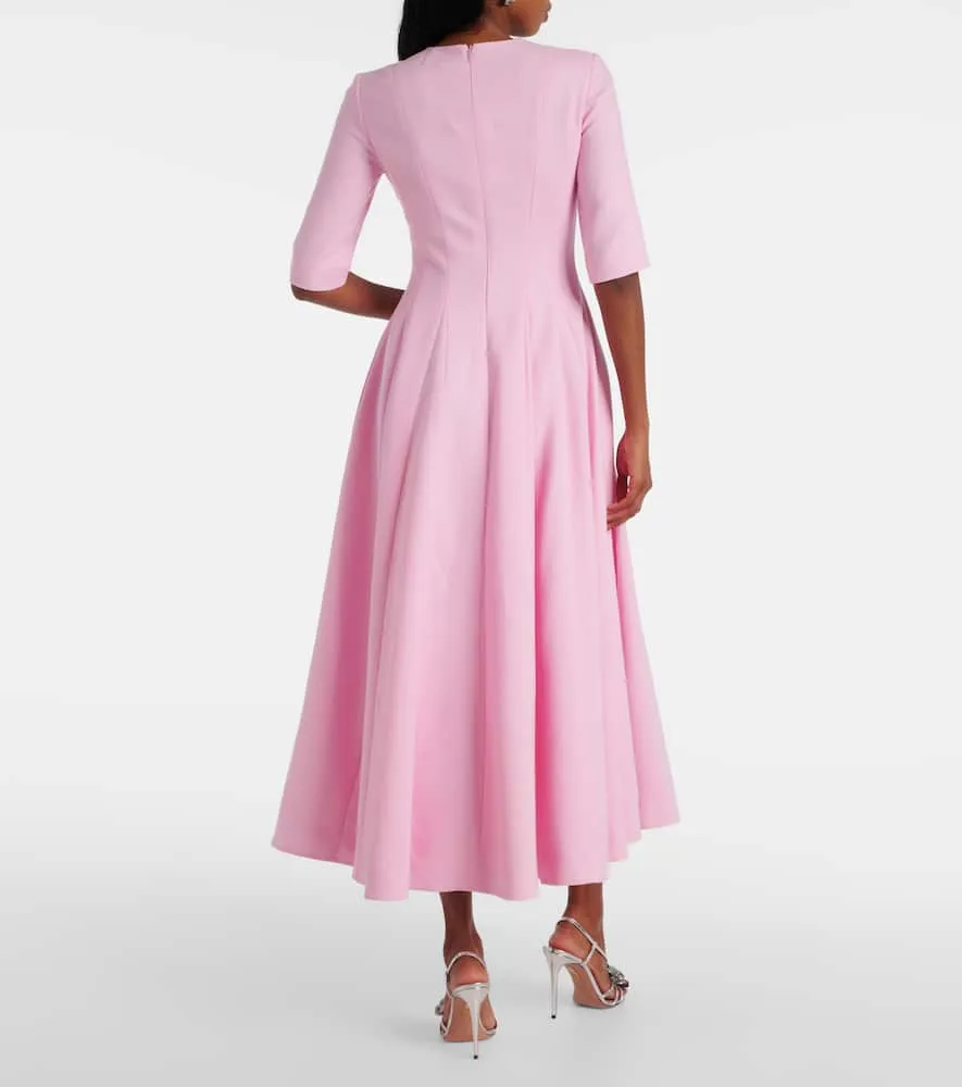 Emilia Wickstead Georgie wool midi dress