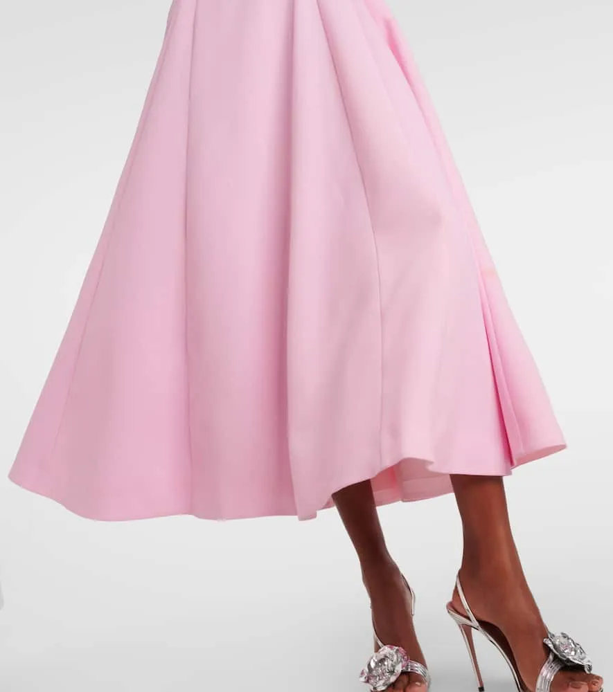Emilia Wickstead Georgie wool midi dress