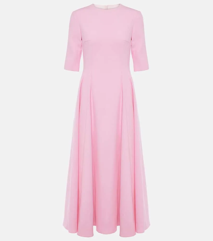 Emilia Wickstead Georgie wool midi dress