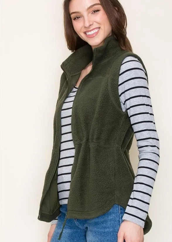 Finley Fleece Vests - 3 Colors! - FINAL SALE