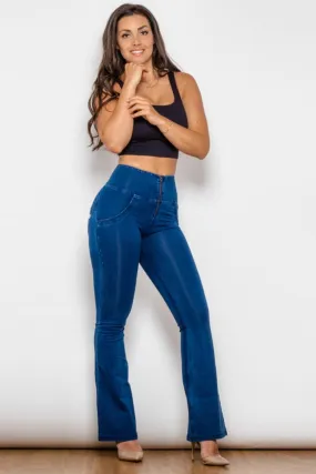 High Waist Flare Long Jeans