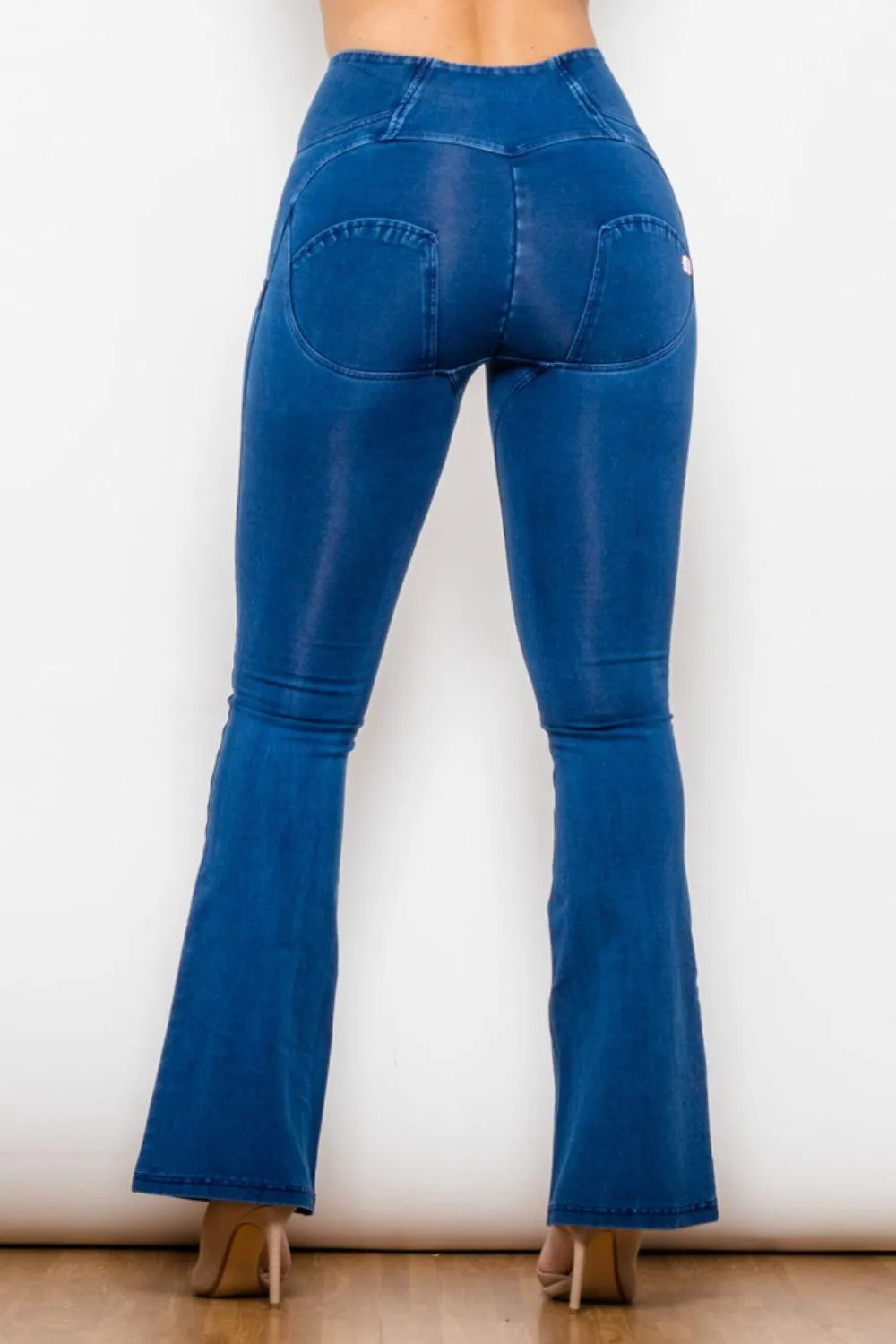High Waist Flare Long Jeans