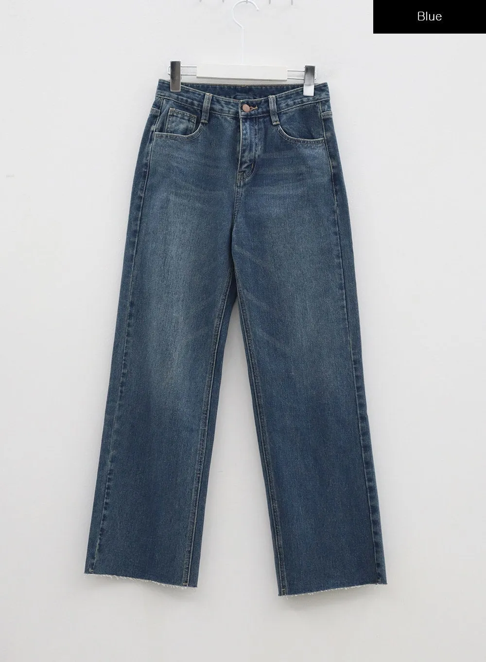 High Waist Mid-Wash Jeans BA305