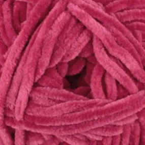 James C Brett Flutterby Chunky - B45 - Deep Pink - 100g Chenille Plush