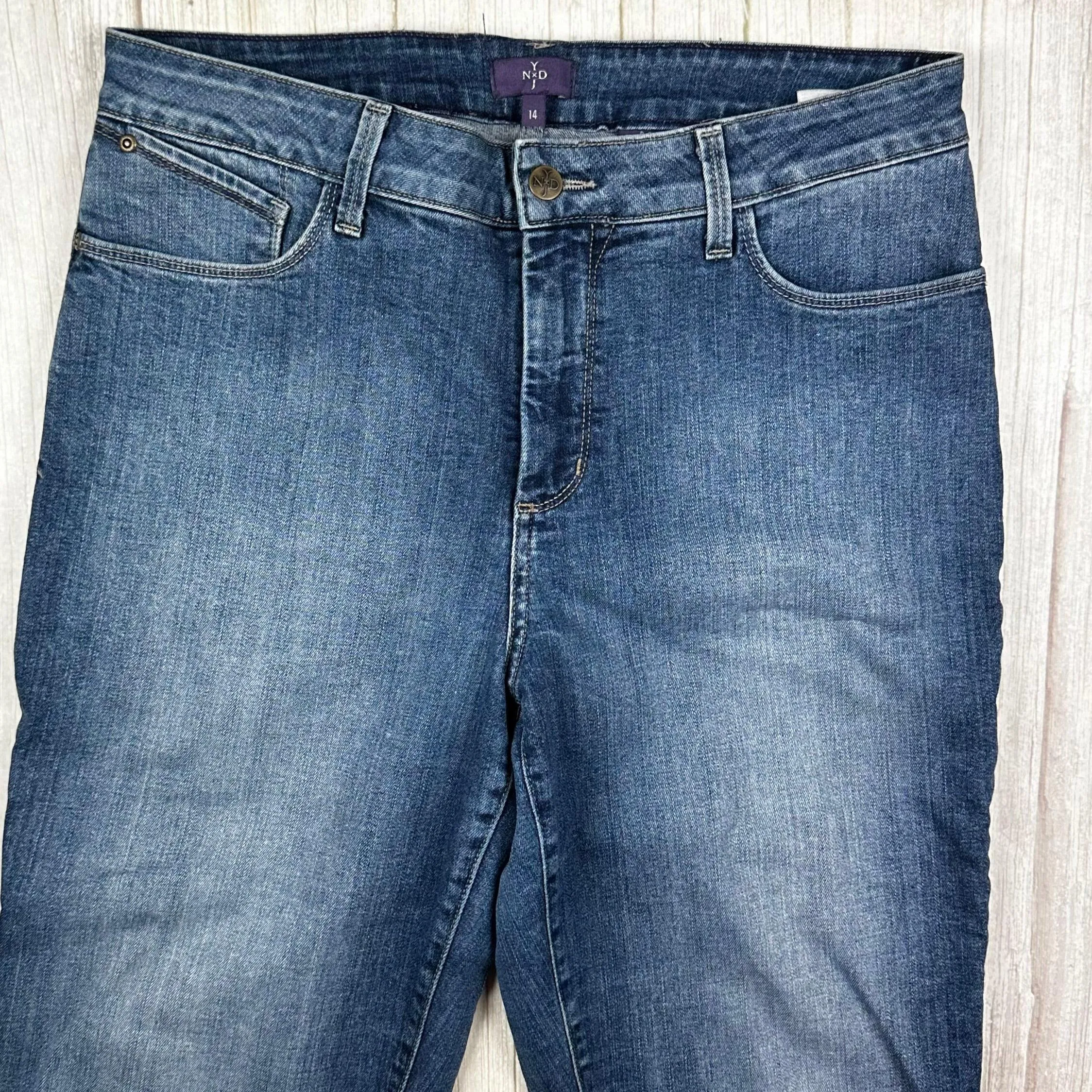 NYDJ Lift & Tuck Stretch Bootcut Jeans -Size 14 US or 18