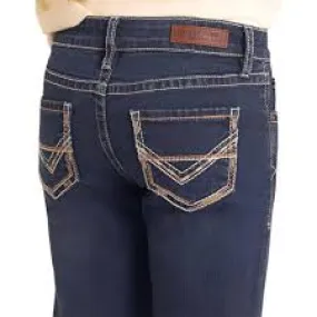 Rock & Roll Denim Girl's Pearl Stitch Bootcut Jeans